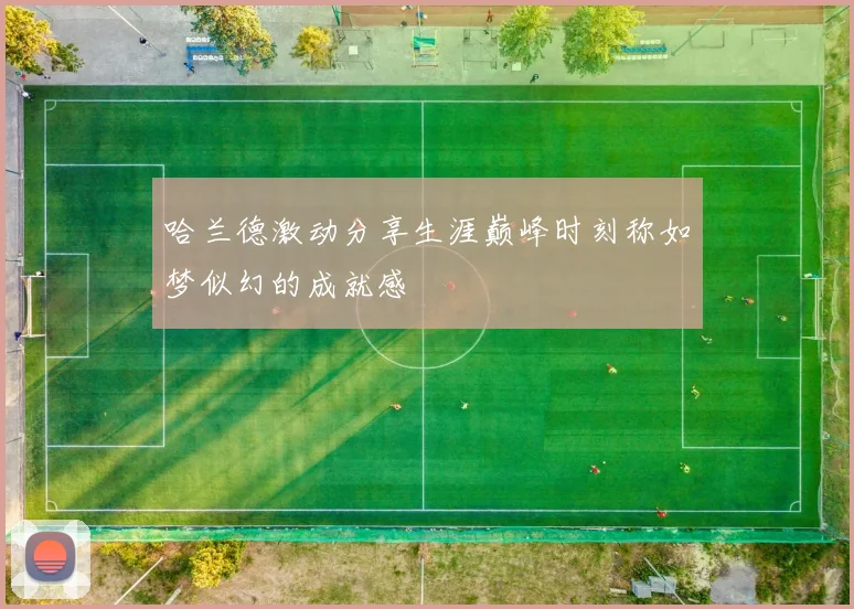 哈兰德激动分享生涯巅峰时刻称如梦似幻的成就感